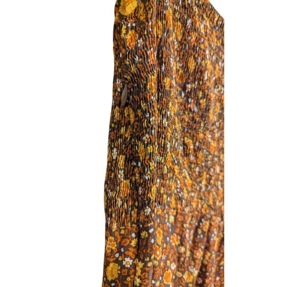 Faithful The Brand Della Jumspuit in Chocolate Nicasia Floral Size 4 G - Picture 9 of 12